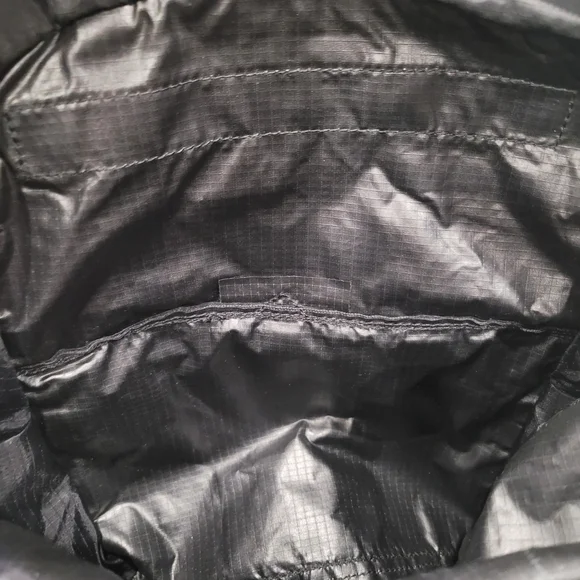 Hunter Nylon Silver And Black Packable Small Backpack - Picture 7 of 12